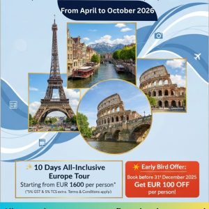 Guaranteed Europe Group Departures 2026